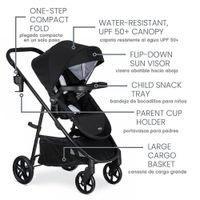 Combo De Carruaje Y Asiento De Auto Willow Brook Baby Negro - Britax