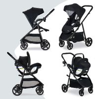 Combo De Carruaje Y Asiento De Auto Willow Brook Baby Negro - Britax