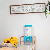 Mini Filtro de Agua 6L De Plástico Celeste - Ecofiltro