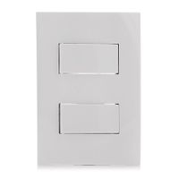 Interruptor Doble Sencillo Blanco 1 Pza - Volteck