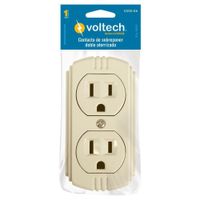 Tomacorriente Toma 5-15R Doble Marfil 1 Pza - Volteck