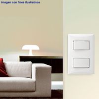 Interruptor Doble Sencillo - Eagle Varios Colores