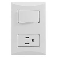 Tomacorriente E Interruptor Sencillo - Eagle Varios Colores