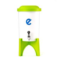 Mini Filtro de Agua 6L De Plástico Verde - Ecofiltro