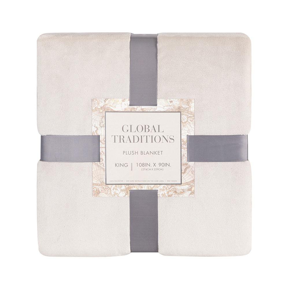 Frazada Beige Extra Suave Varios Tamaños - King King