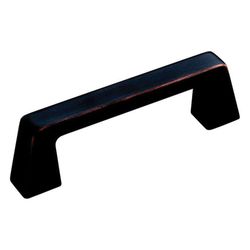 Halador Blackrock En Barra 76 Mm Bronce - Amerock
