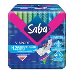 Paquete De Toallas V-Sport Ultradelgada Larga 12 Unidades - Saba