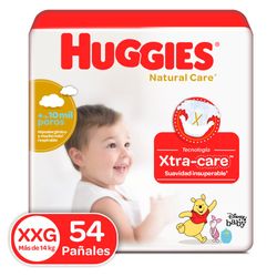 Pañal-Desechable-Cuidado-Natural-Talla-XXG-54-Unidades---Huggies