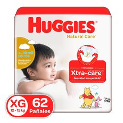 Pañal-Desechable-Cuidado-Natural-Talla-XG-62-Unidades---Huggies