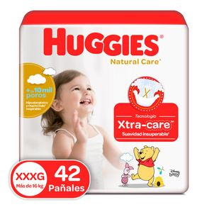 Pañal-Desechable-Cuidado-Natural-Talla-XXXG-42-Unidades---Huggies