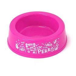 Plato Para Comida De Perro De 3 Tazas Rosado - Guateplast