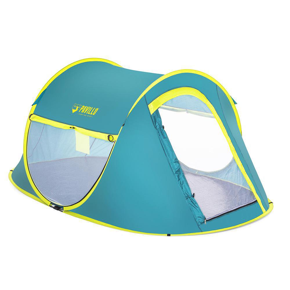 Carpa Pop Up para 2 Personas 235 x 145 x 100 Cm Impermeable con Bolsa de Transporte
