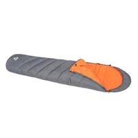 Sleeping Bag Tipo Mummy Hiberhide Gris y Naranja