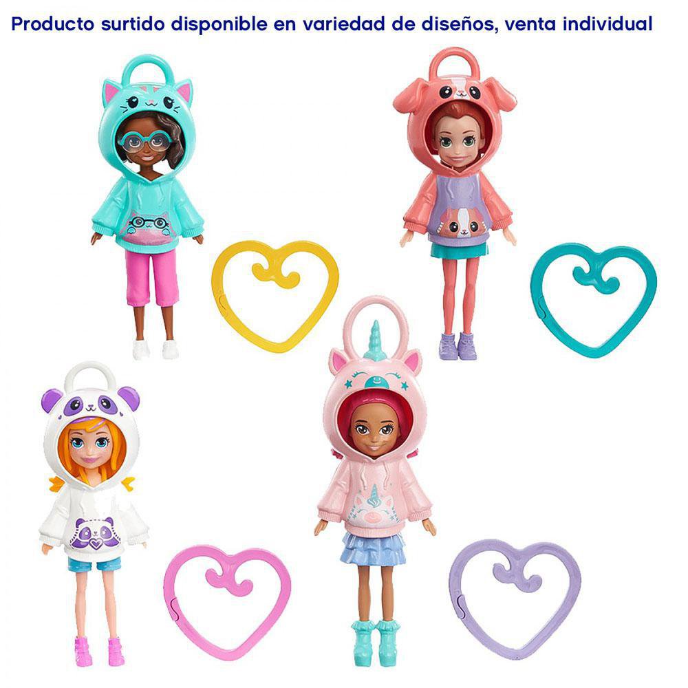 Muñeca Polly Pocket Hoodie Amigos 4+ Años Diseños Surtidos Polly Pocket Muñeca Hoodie Amig…