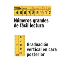 Flexómetro Industrial Contra Impactos 8 M - Truper Expert