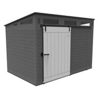 Bodega De Resina Grande Con Puerta Corrediza 10x7 Pies - Suncast