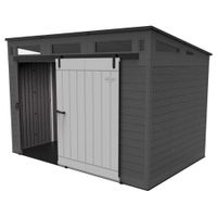Bodega De Resina Grande Con Puerta Corrediza 10x7 Pies - Suncast
