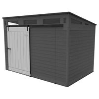 Bodega De Resina Grande Con Puerta Corrediza 10x7 Pies - Suncast