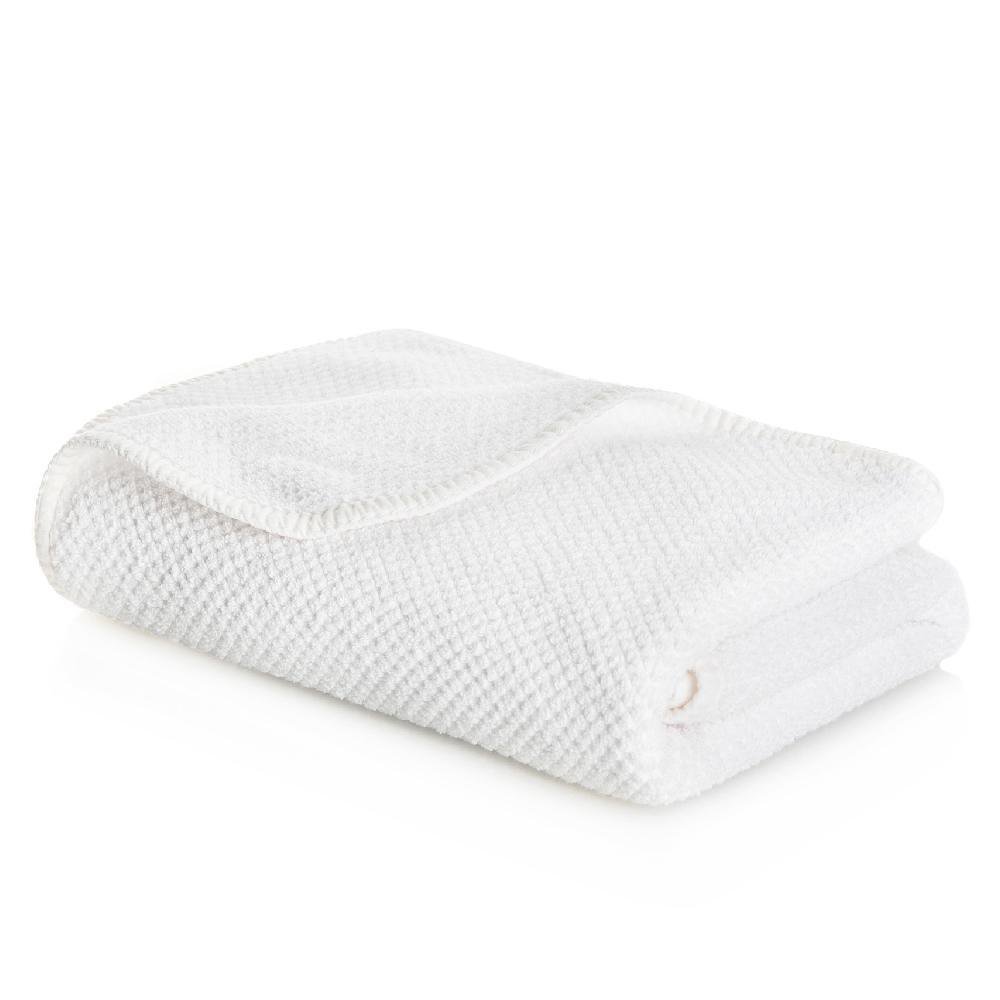 Toalla Bee Waffle Blanca - Varios Tamaños Baño