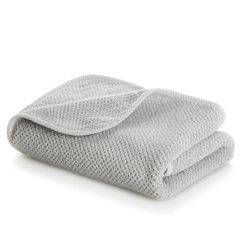 Toalla Bee Waffle Gris - Graccioza Varios Tamaños