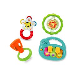 Set De Sonajas Instrumentos Musicales 4 Pzas - Winfun