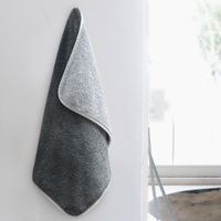 Toalla Bicolor Gris Y Gris Oscuro - Graccioza Varios Tamaños