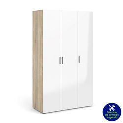 Armario Grande Blanco y Beige 201 Cm - Tvilum