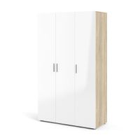 Armario Grande Blanco y Beige 201 Cm - Tvilum