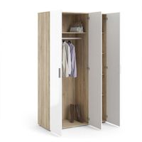 Armario Grande Blanco y Beige 201 Cm - Tvilum