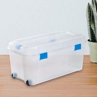 Caja Totem Multifuncional Transparente De 80 Lts - Keter