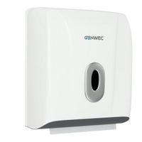 Dispensador De Toalla De Papel Plástico Blanco - Genwec