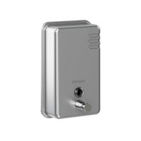 Dispensador De Jabón Vertical De Acero Inoxidable 1100 Ml - Genwec
