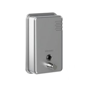 Dispensador De Jabón Vertical De Acero Inoxidable 1100 Ml - Genwec