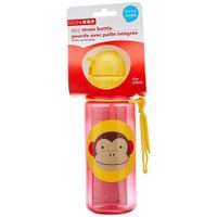 Botella Con Pajilla Zoo Marshall Monkey Roja 13 Oz - Skip Hop