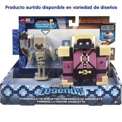Set De Figuras Legends 3.2 Plg 2 Pzas Diseños Surtidos - Minecraft