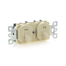 Interruptor Doble Marfil - Volteck