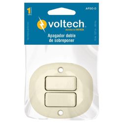 Interruptor Doble Marfil - Volteck