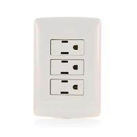 Tomacorriente Toma 5-15R Sencillo Blanco - Volteck