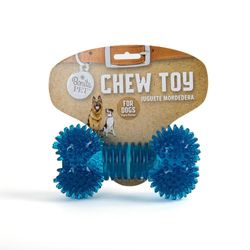 Juguete Para Perro Hueso De Goma Azul - Bonita Pet