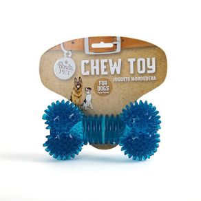 Juguete Para Perro Hueso De Goma Azul - Bonita Pet