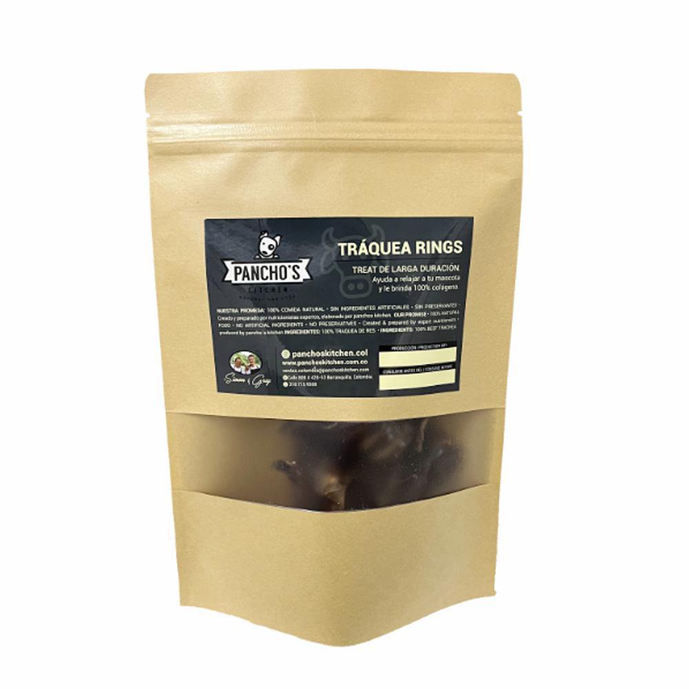 Snack Deshidratado para Perro Tráquea Rings de Ternera Bolsa de 50 g