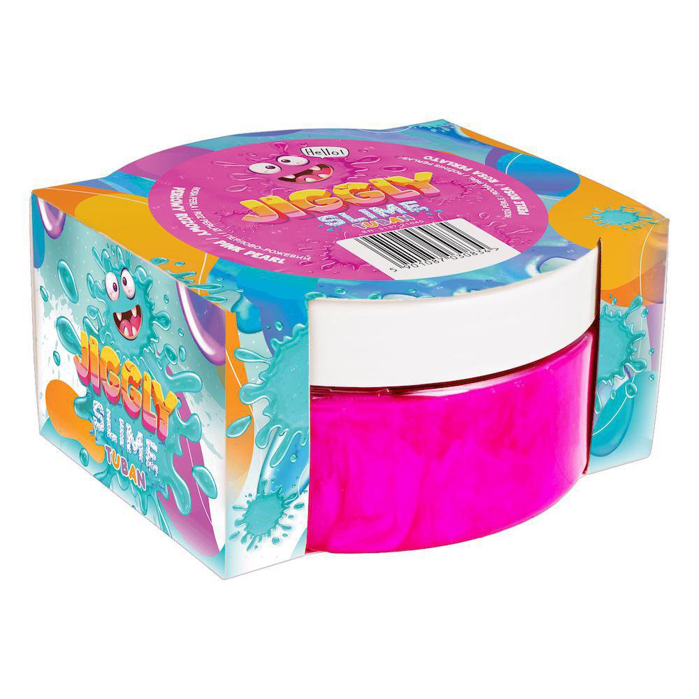 Bote de Slime Jiggly Perla Rosada de 200 Gramos para 6+ Años Jiggly Slime Perla Rosa 200 G…