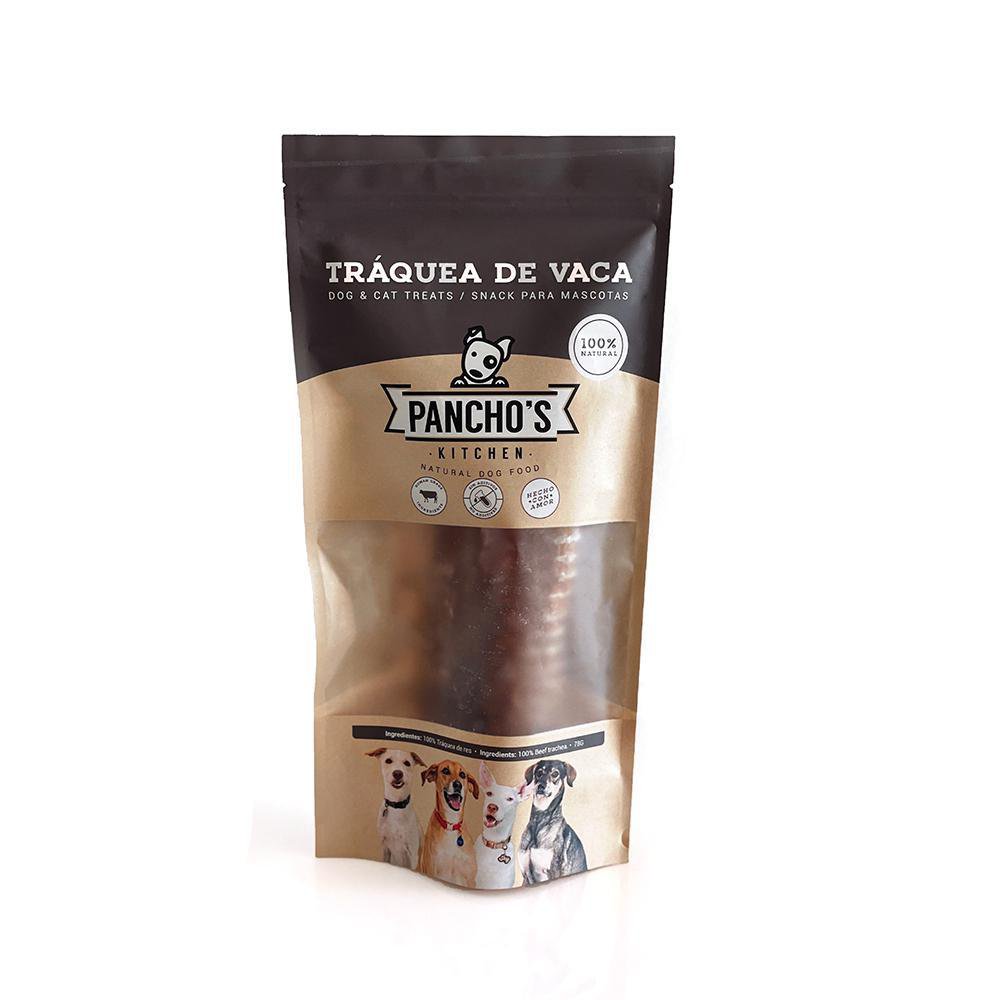 Snack Deshidratado para Perro Tráquea de Vaca Bolsa de 78 g