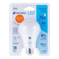 Bombillo Luz de Día A19 10 W Con Sensor De Luz - Volteck