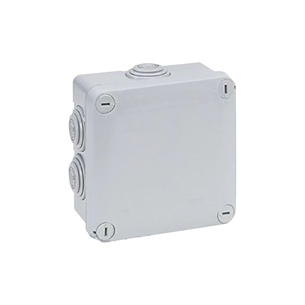 Caja Eléctrica Cuadrada de Plástico uso Intemperie 10X10X5 Cm