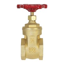 Valvula De Compuerta 1 1/2'' Laton Bk