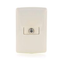 Coaxial Sencillo Italiana Marfil