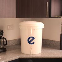 Ecofiltro Plástico Blanco 22 Litros