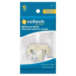 Toma De Teléfono 1 Puerto Ivory - Volteck