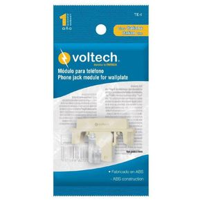 Toma De Teléfono 1 Puerto Ivory - Volteck